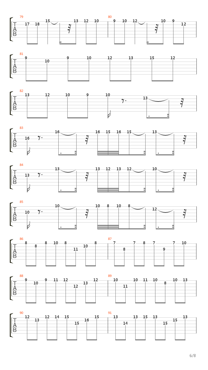 Bwv 805 - Duetto Iv In A Minor吉他谱