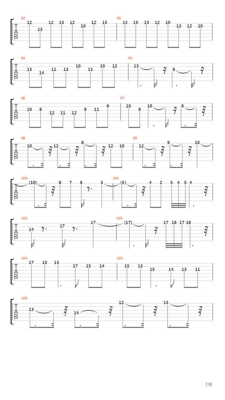 Bwv 805 - Duetto Iv In A Minor吉他谱