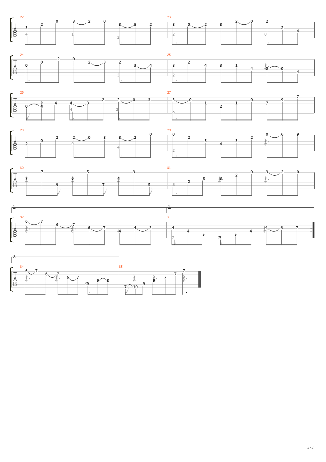 Bwv 1002 Double吉他谱