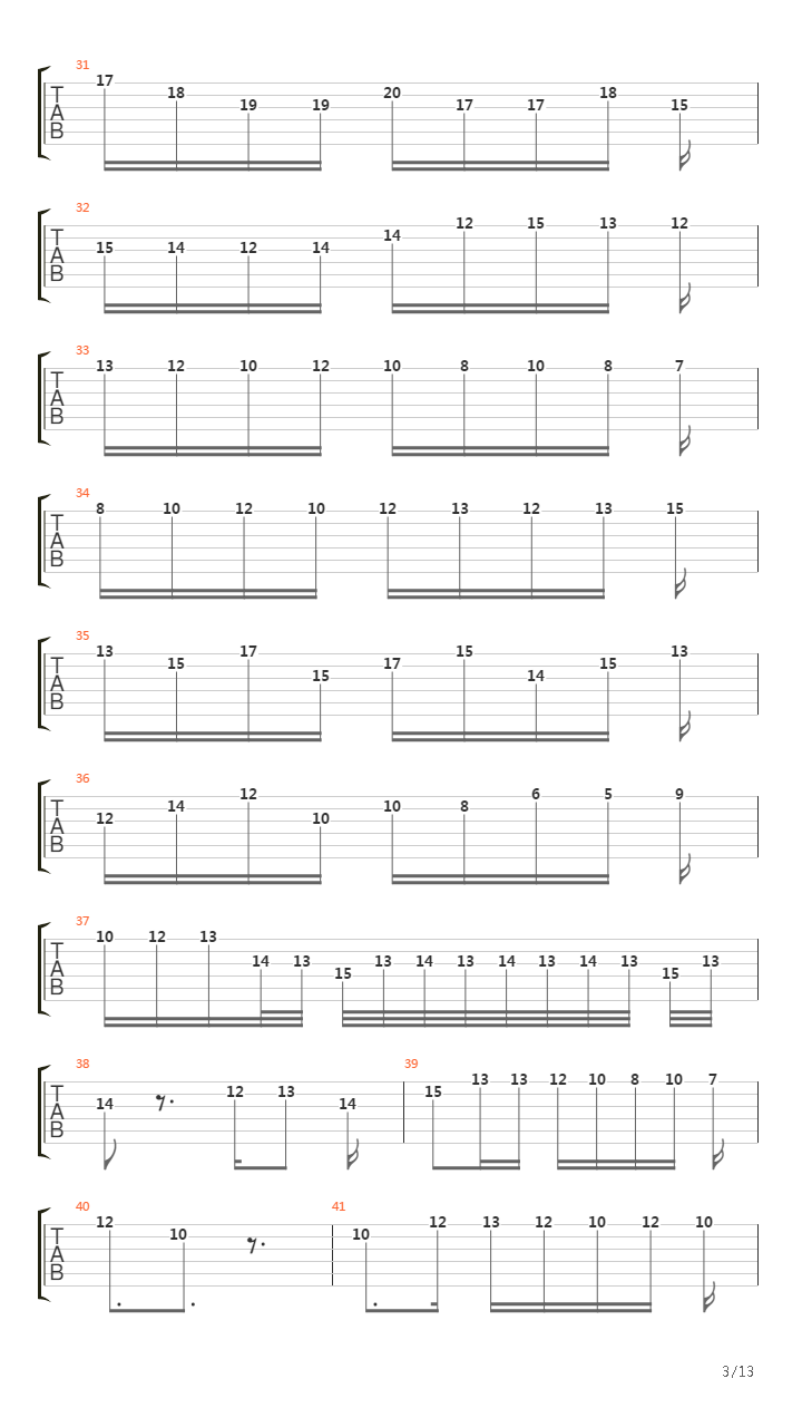 Bwv 1080 - Contrapunctus Xii Canon Alla Ottava吉他谱