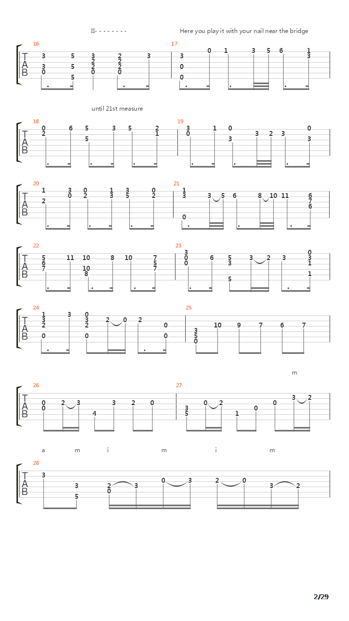 Chaconne From Partita No 2 In D Minor吉他谱