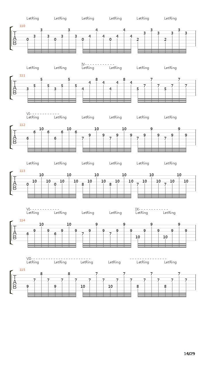Chaconne From Partita No 2 In D Minor吉他谱