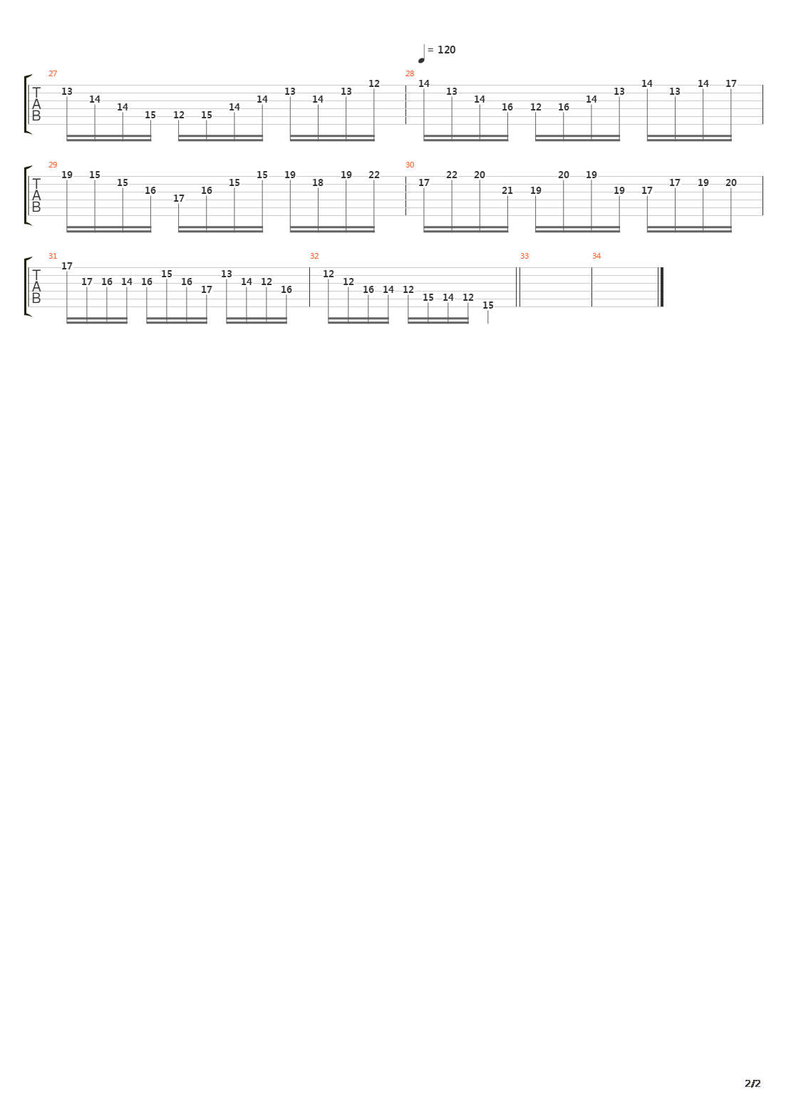 Goldberg Variation 1吉他谱