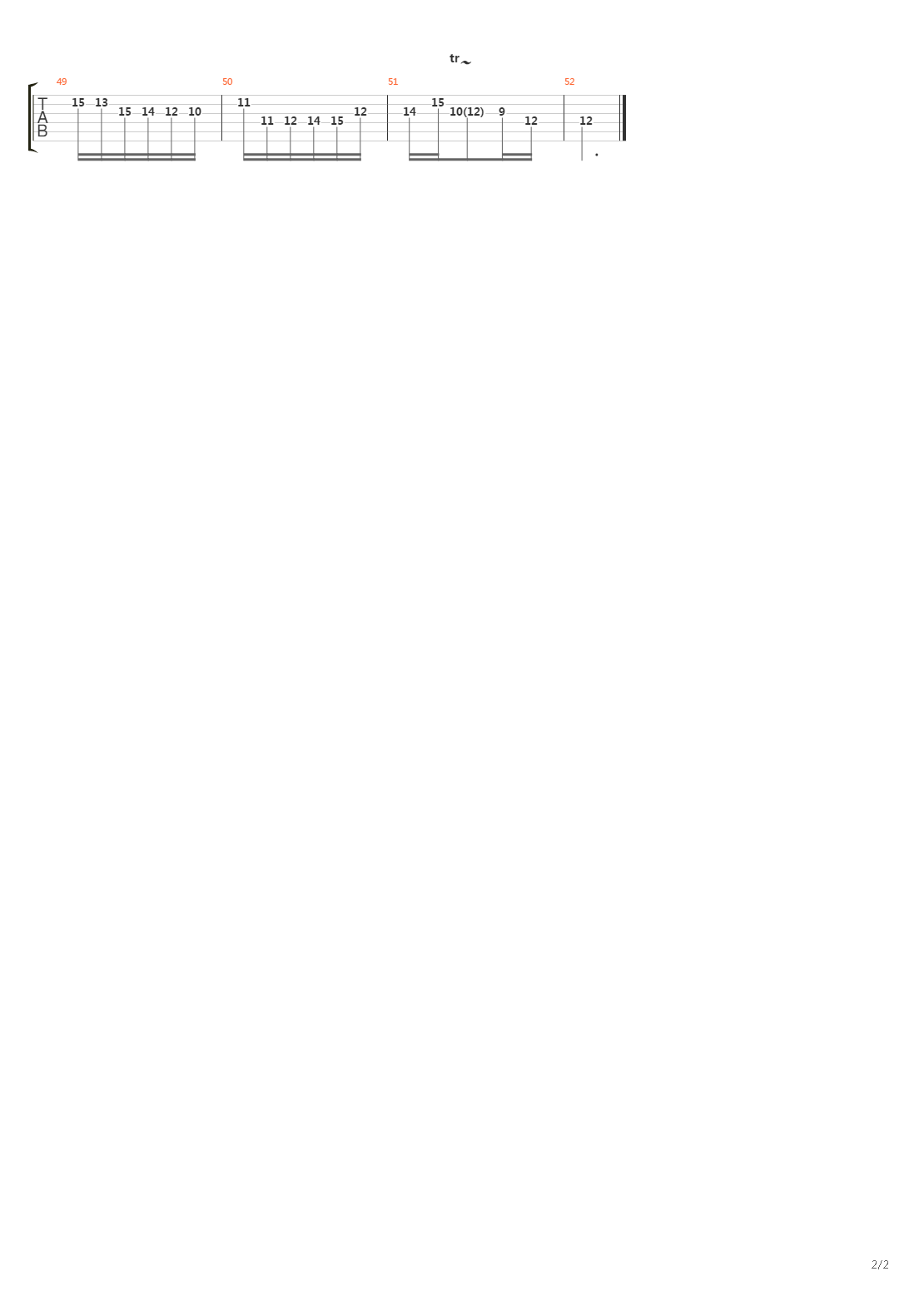 Invention In D Minor吉他谱