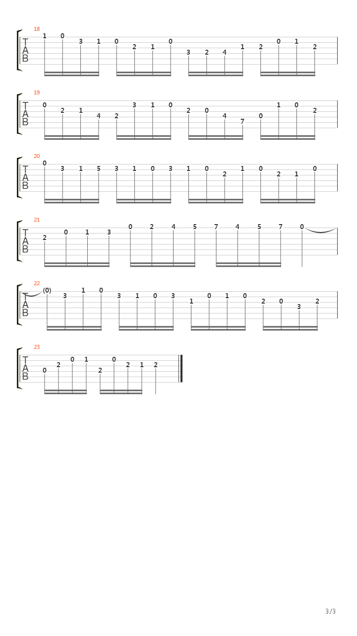 Invention No 11吉他谱