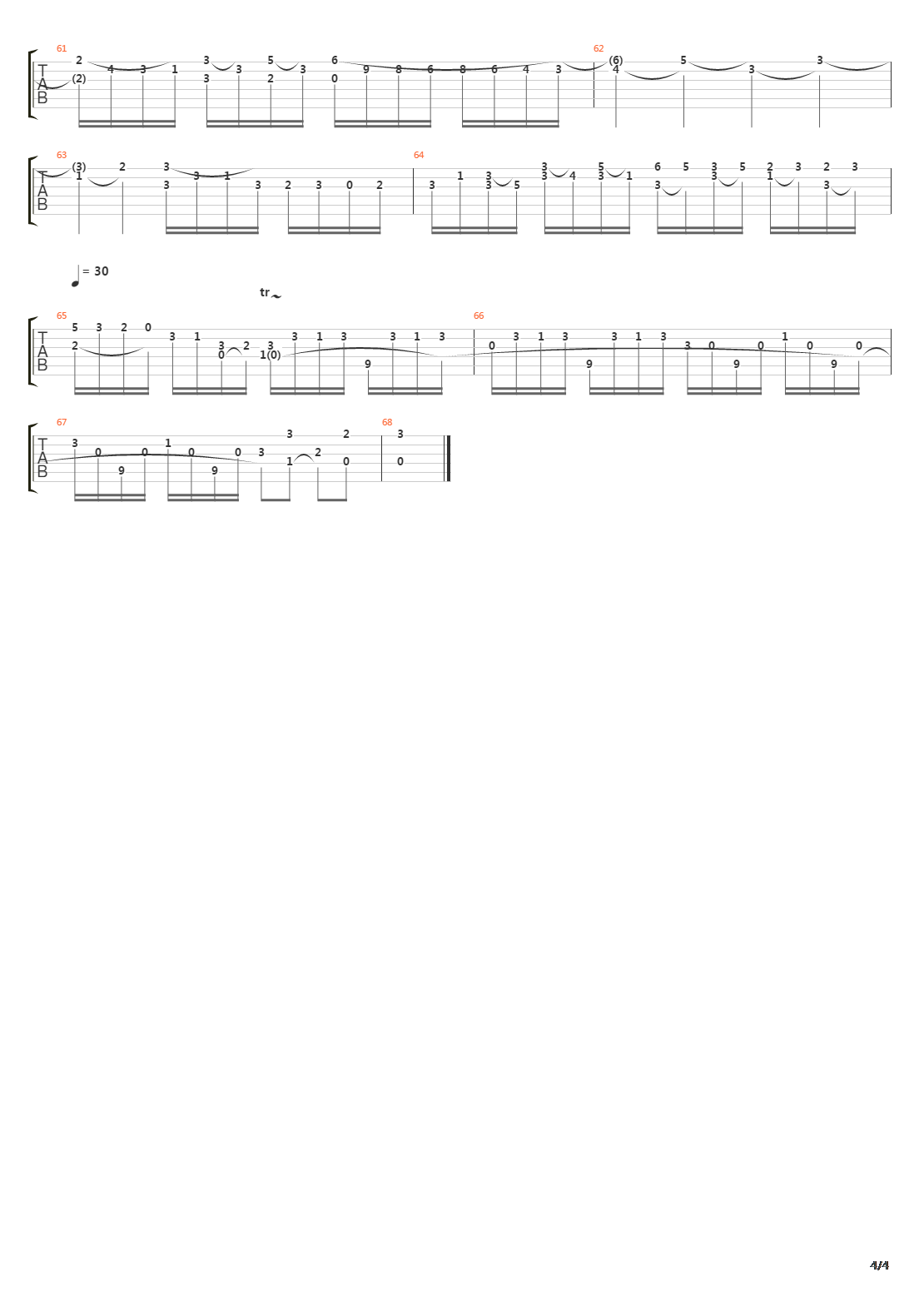 Little Fugue In G Minor吉他谱