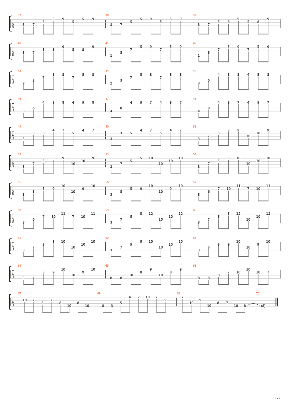 Prelude In A Minor吉他谱