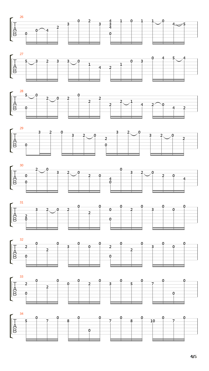 Prelude No 1 Cello Suite吉他谱