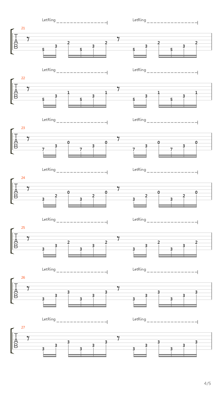 Prelude No 1 In C Major吉他谱