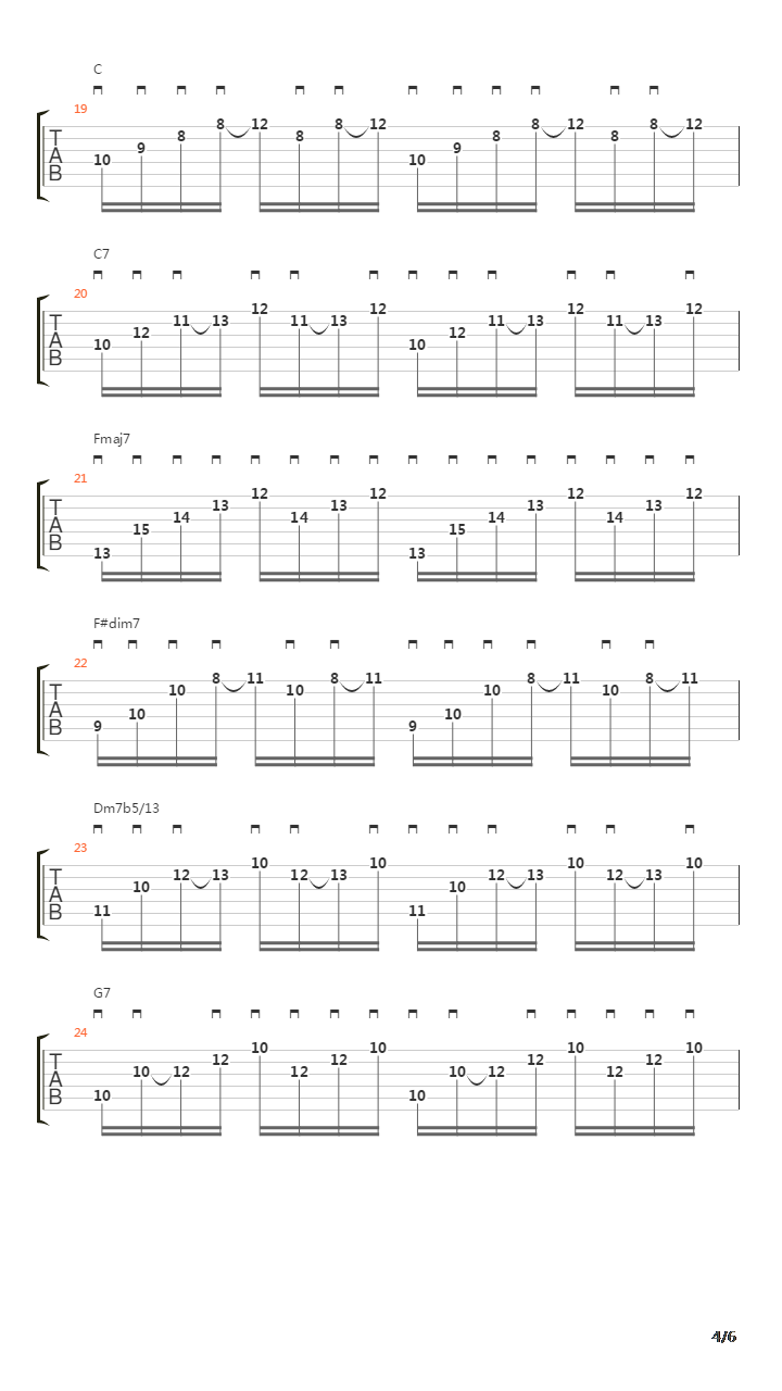 Prelude No 1 In C Major吉他谱