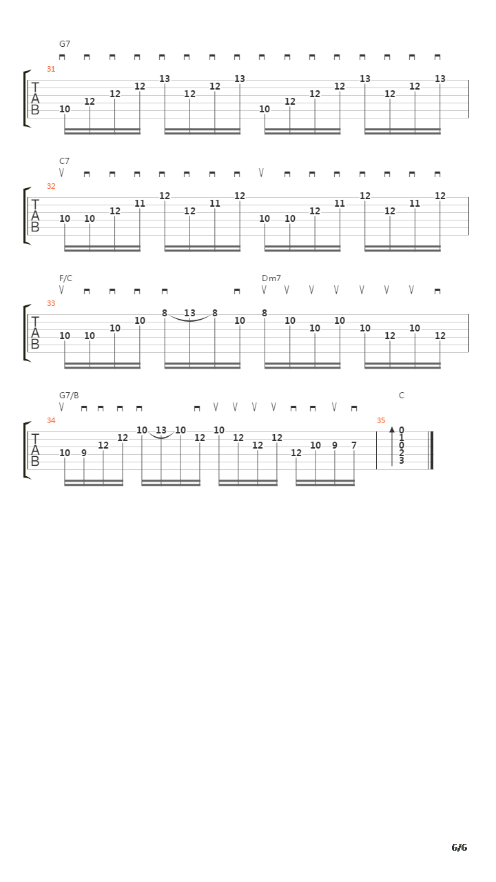 Prelude No 1 In C Major吉他谱