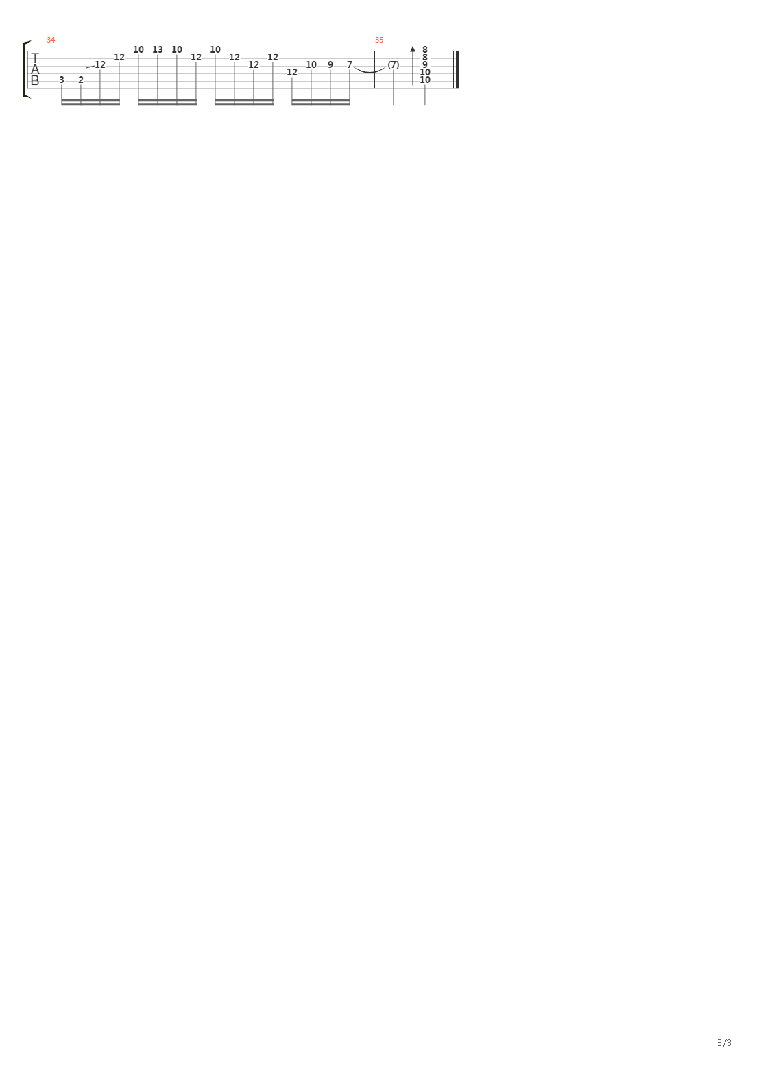 Prelude No 1吉他谱