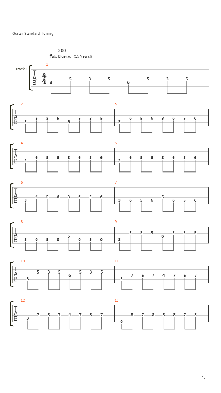 Prelude No 2吉他谱
