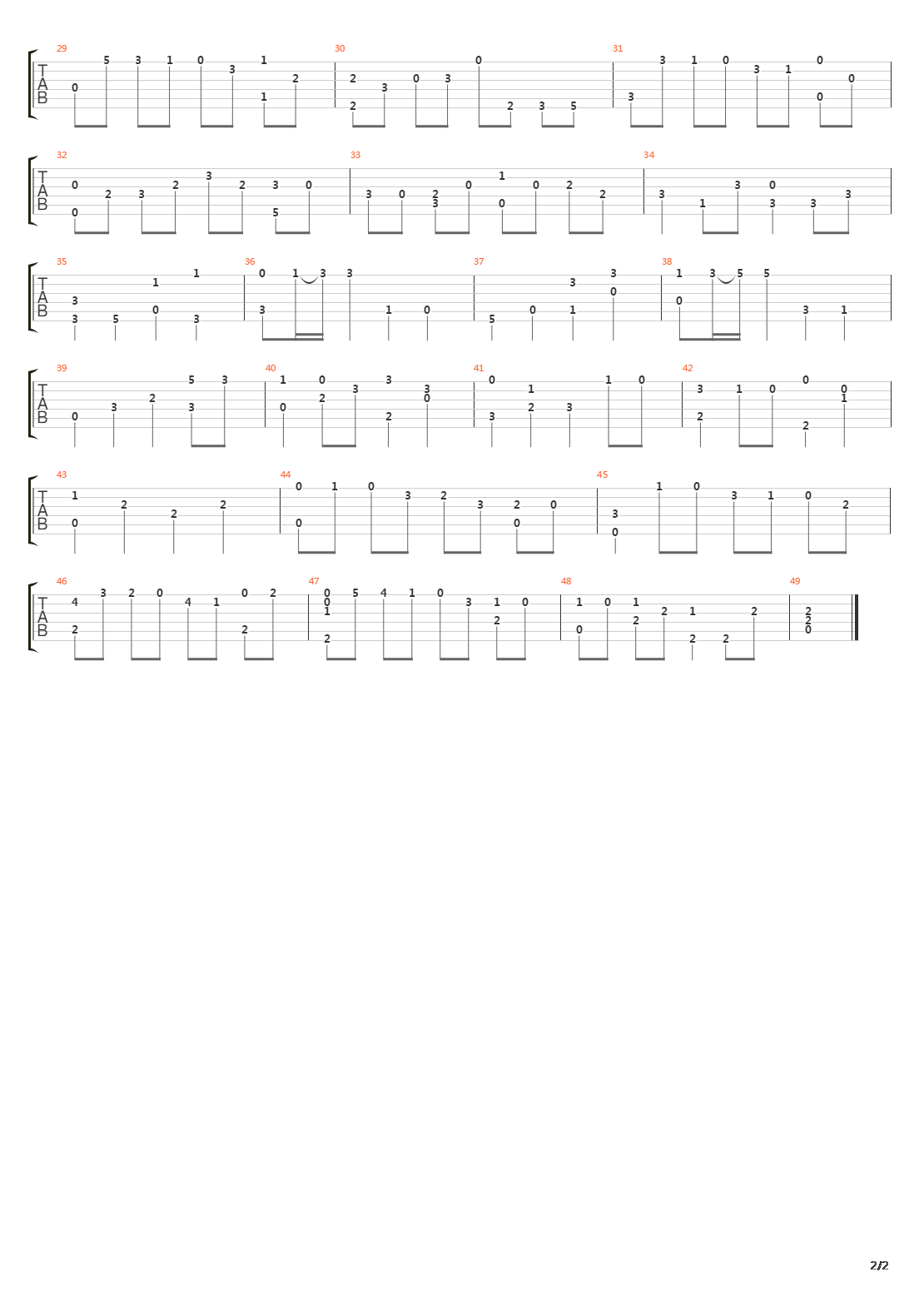 Quia Respexit吉他谱
