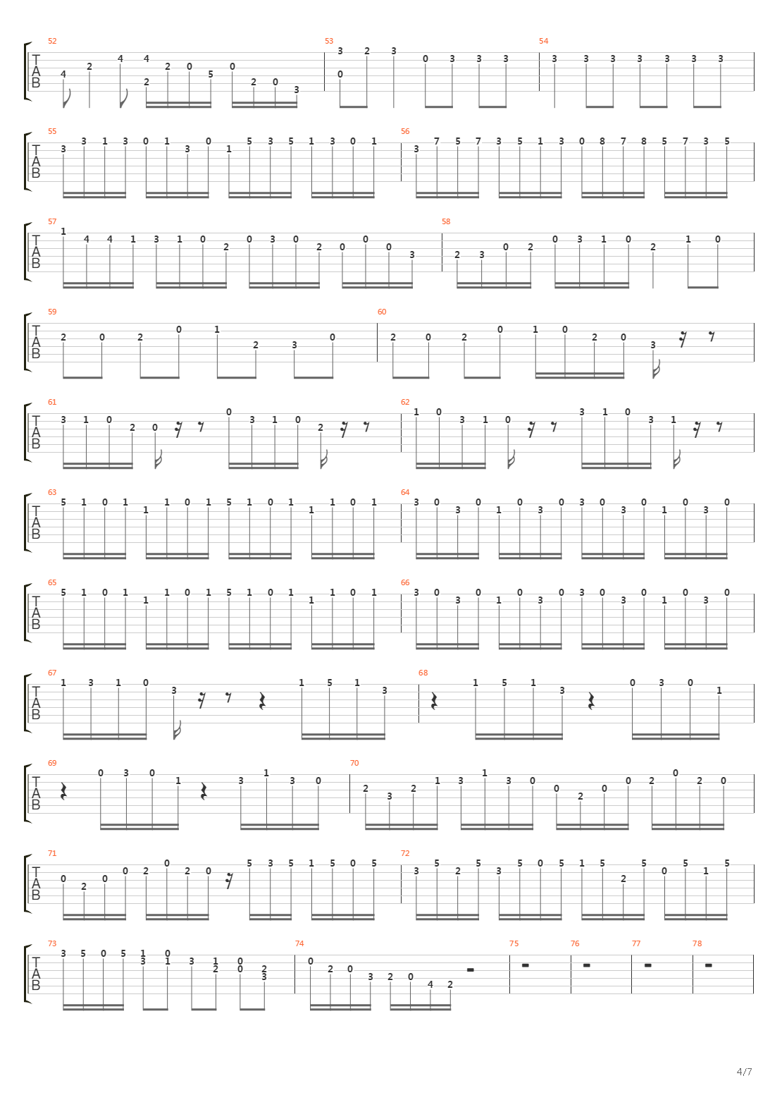 Toccata And Fugue In D Minor (托卡他与赋格)吉他谱