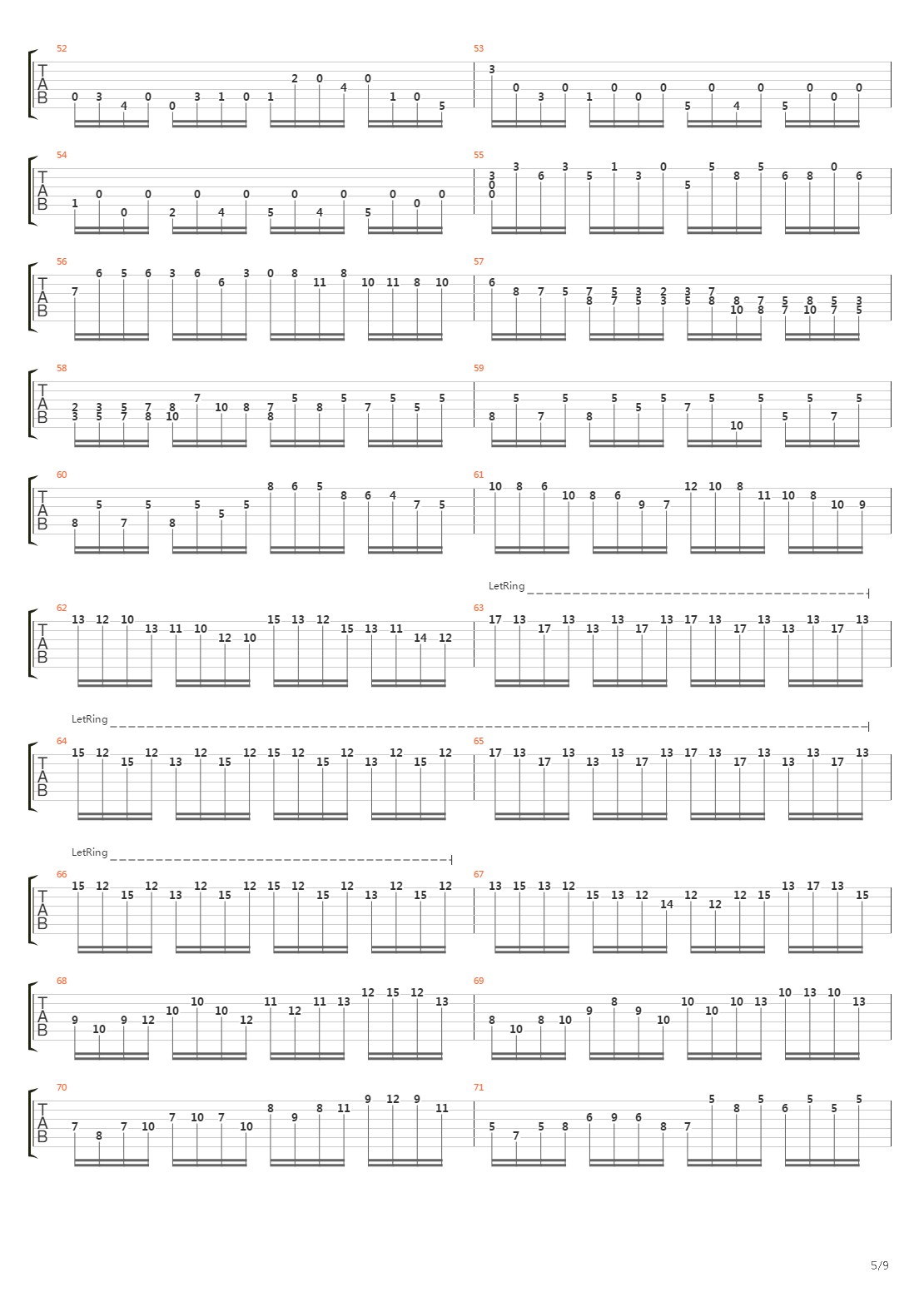 Toccata And Fugue In D Minor (托卡他与赋格)吉他谱