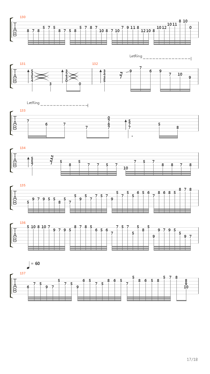 Toccata And Fugue In D Minor (托卡他与赋格)吉他谱