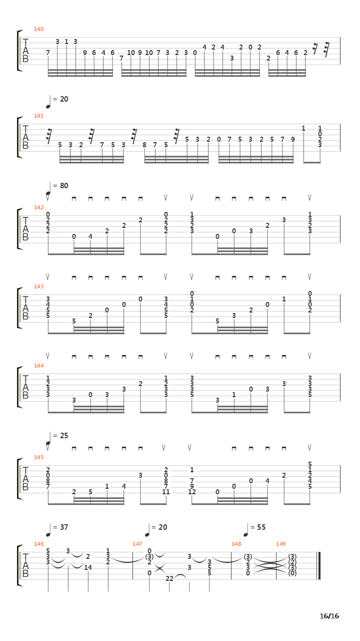 Toccata And Fugue In D Minor (托卡他与赋格)吉他谱