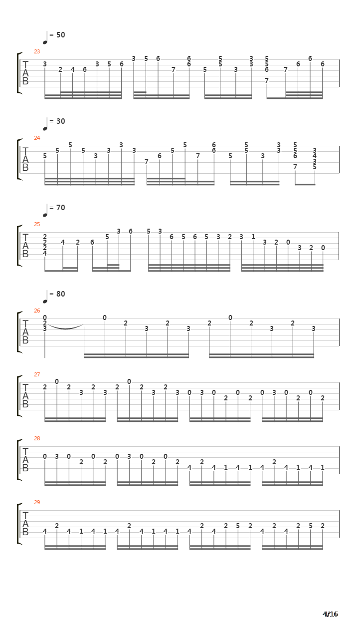 Toccata And Fugue In D Minor (托卡他与赋格)吉他谱