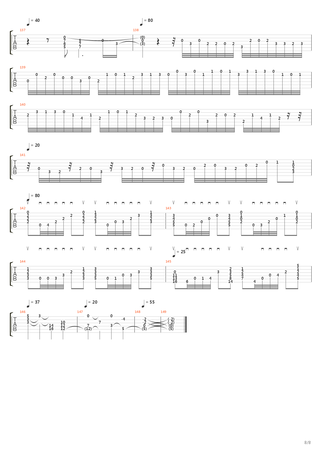 Toccata And Fugue In D Minor(托卡他与赋格)吉他谱