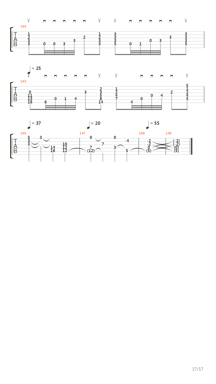 Toccata And Fugue In D Minor(托卡他与赋格)吉他谱