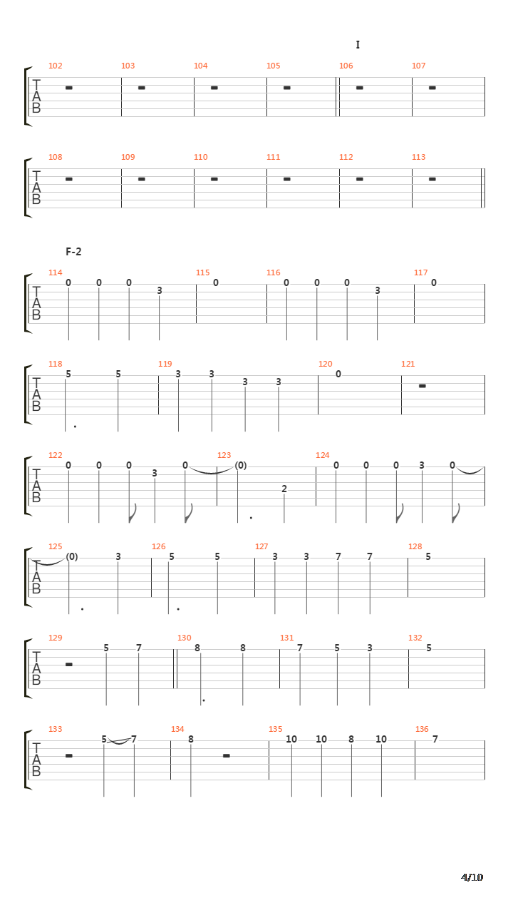 Kurenai吉他谱