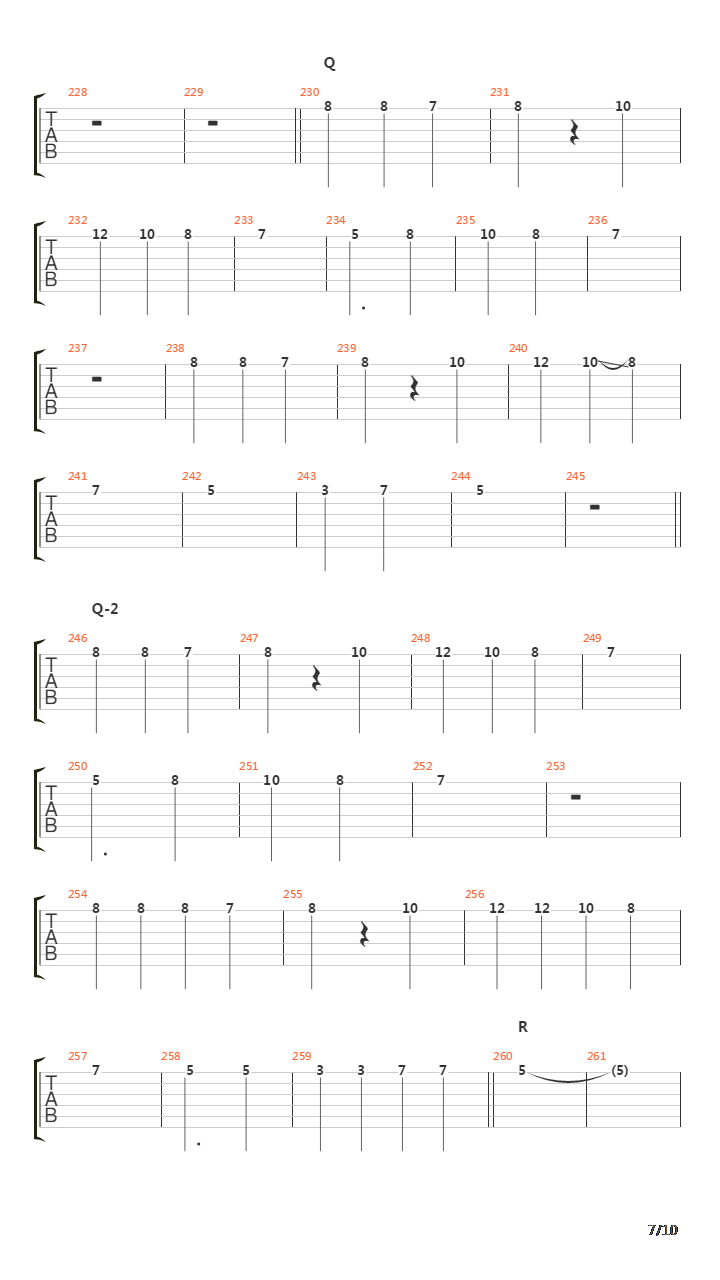 Kurenai吉他谱