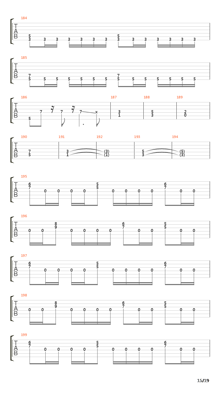 X吉他谱