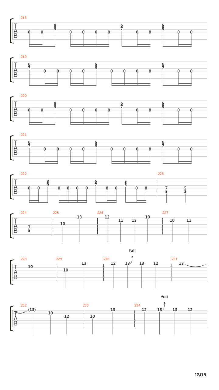 X吉他谱
