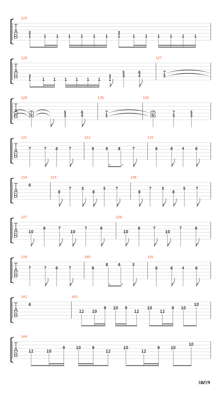 X吉他谱