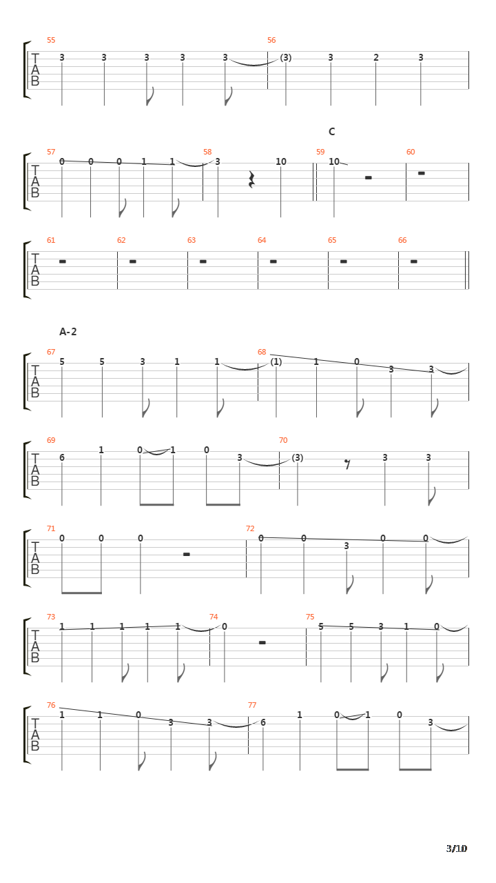 X吉他谱