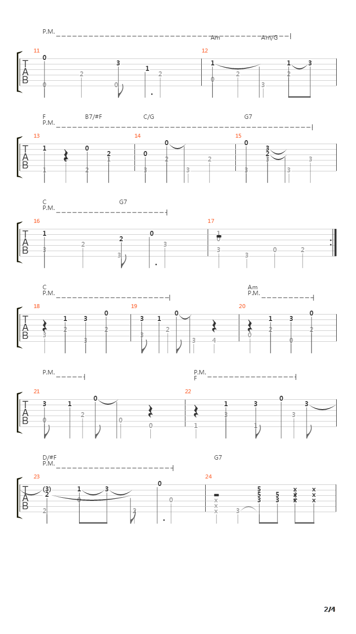 Freight Train(货物列车)吉他谱