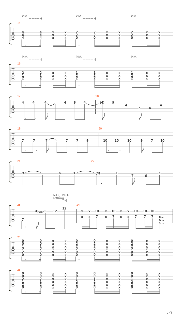 Horizon吉他谱