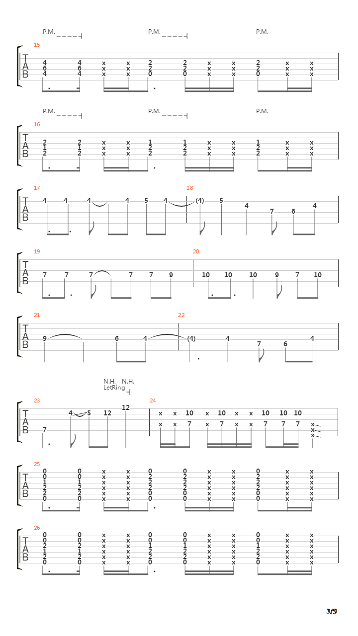 Horizon吉他谱