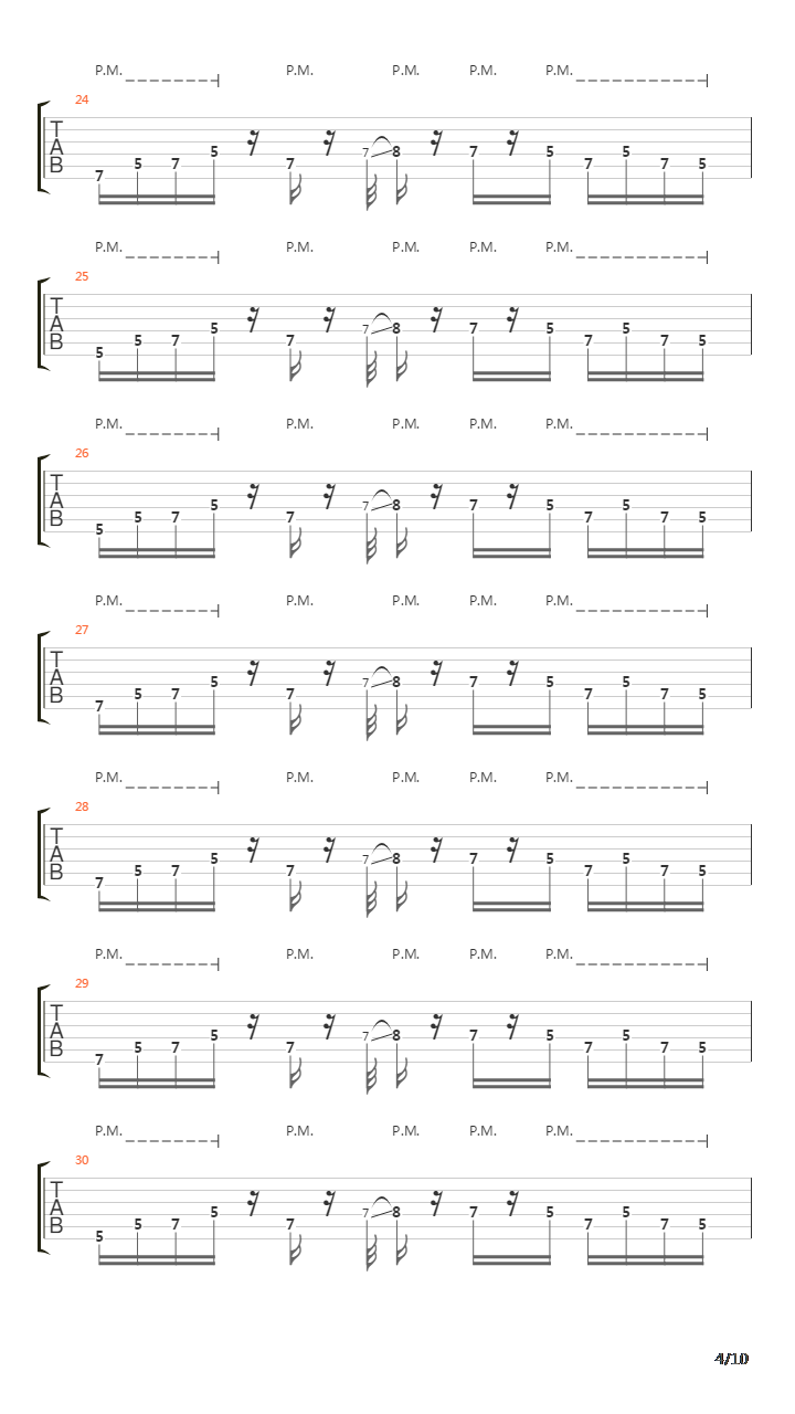 Tiger吉他谱