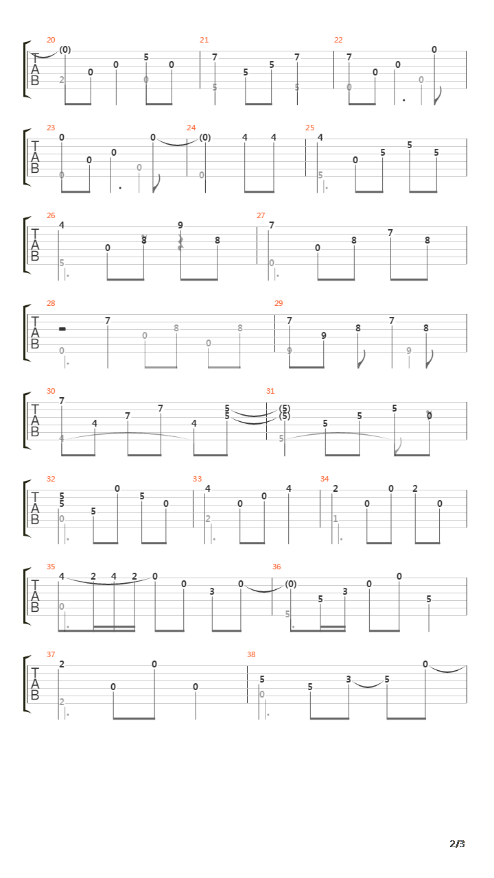 Chikurei (竹炭铃)吉他谱