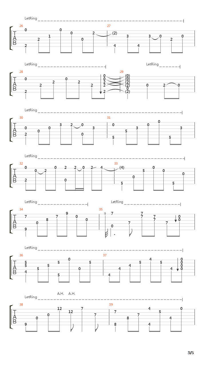 The Sprinter吉他谱