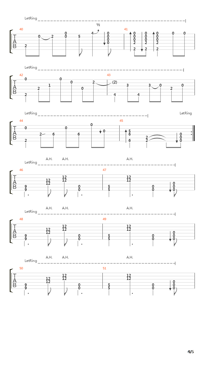 The Sprinter吉他谱