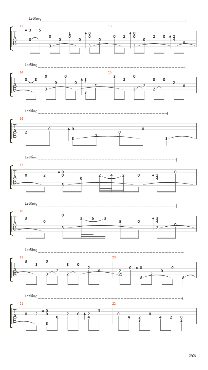 Down By The Sally Gardens(爱尔兰画眉)吉他谱