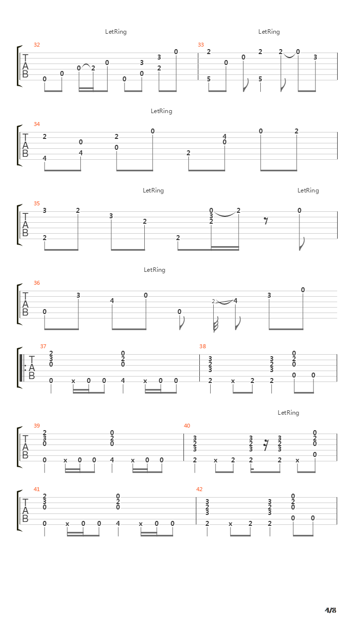 两个人(futari)吉他谱