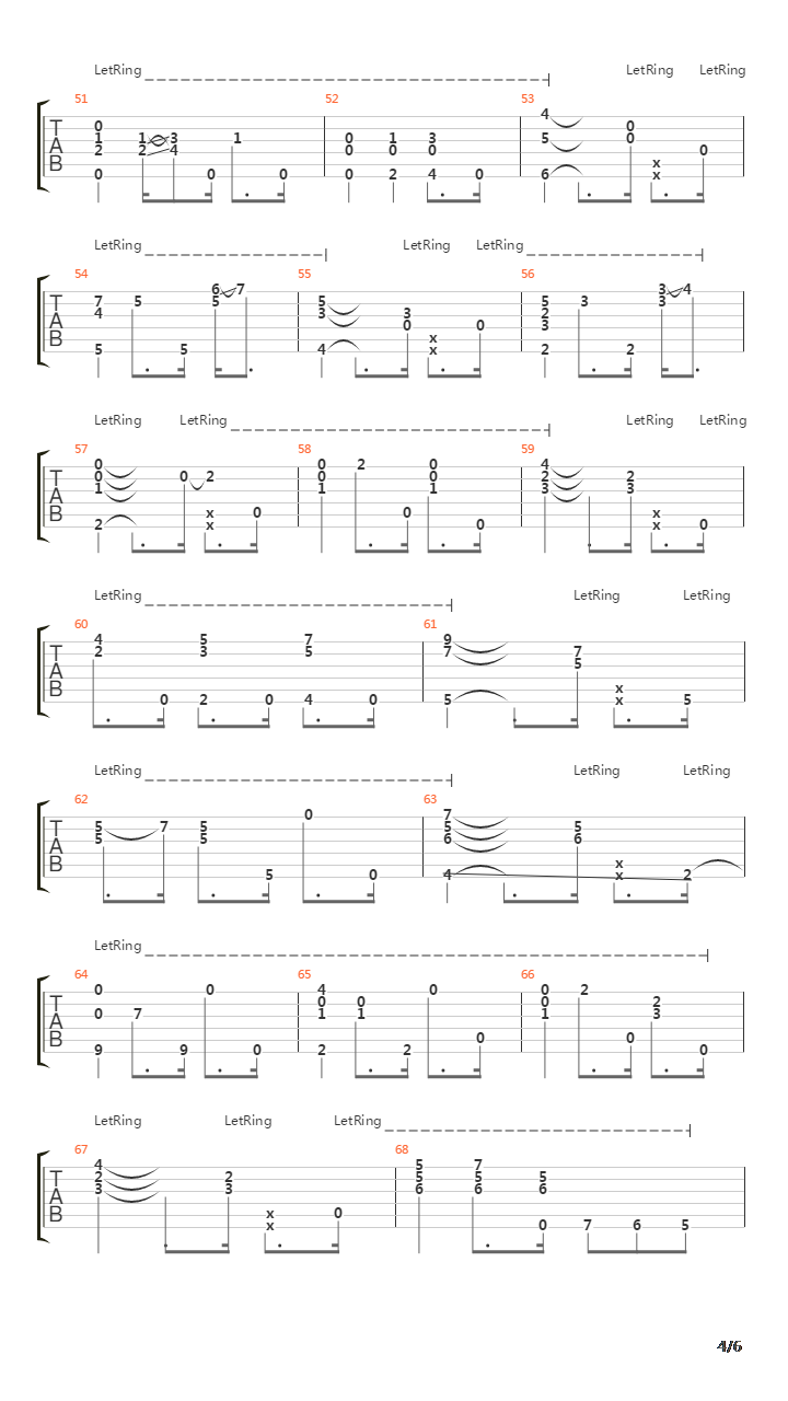 夜想曲吉他谱