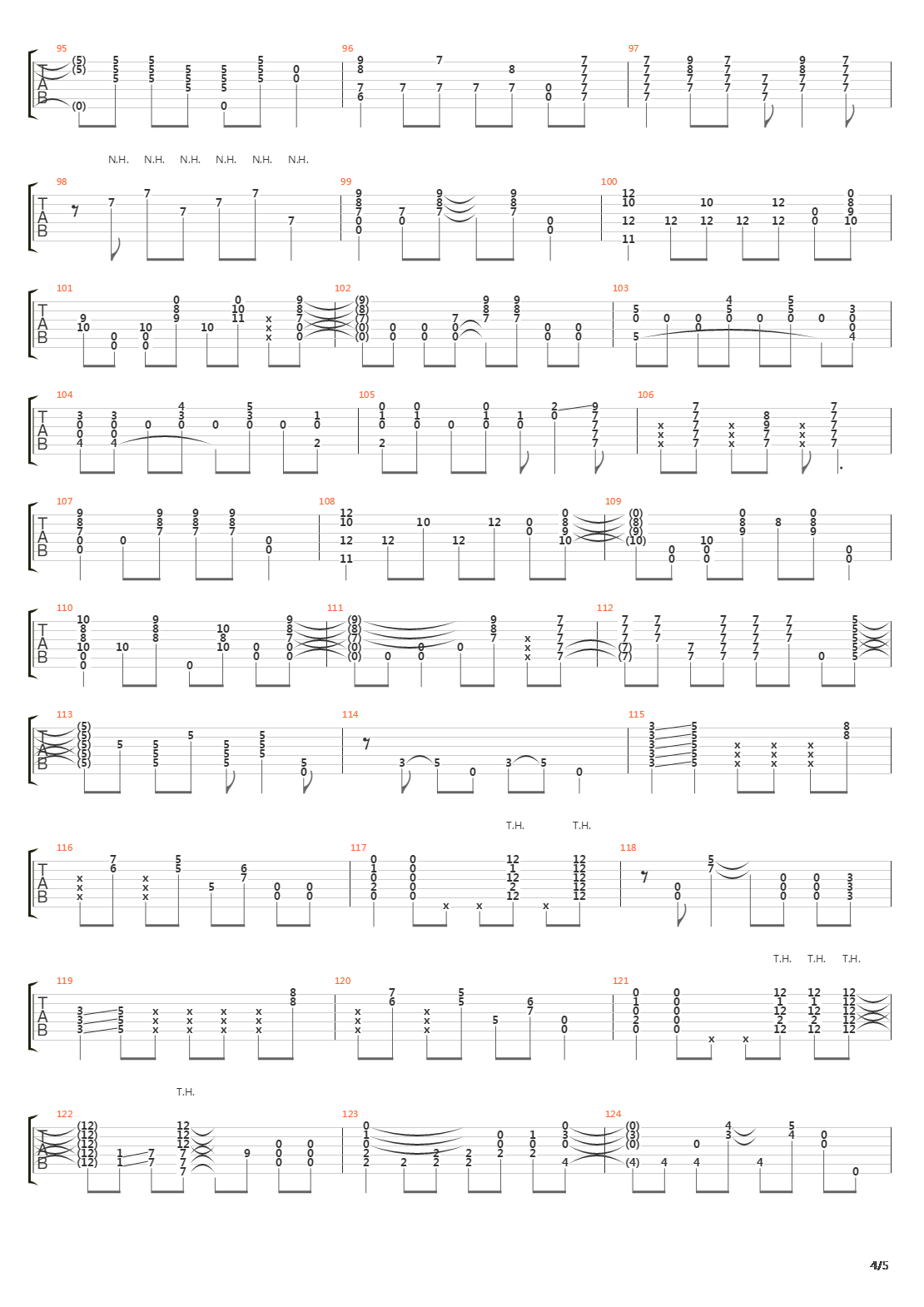 Departure吉他谱