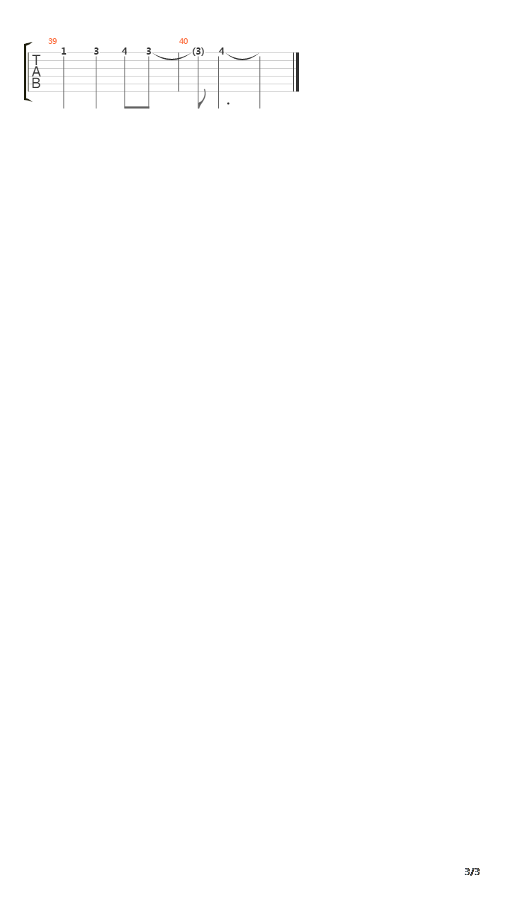 渚(加鼓)吉他谱
