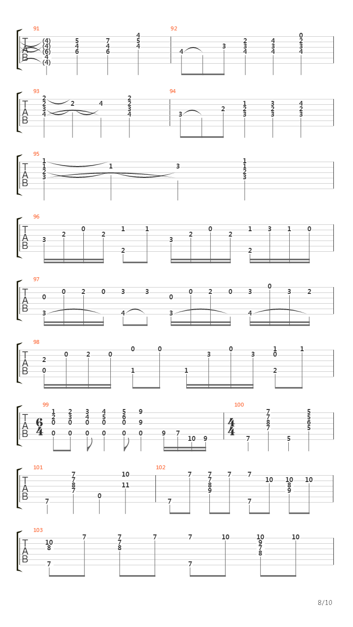 Rhapsody in Blue(蓝色狂想曲)吉他谱