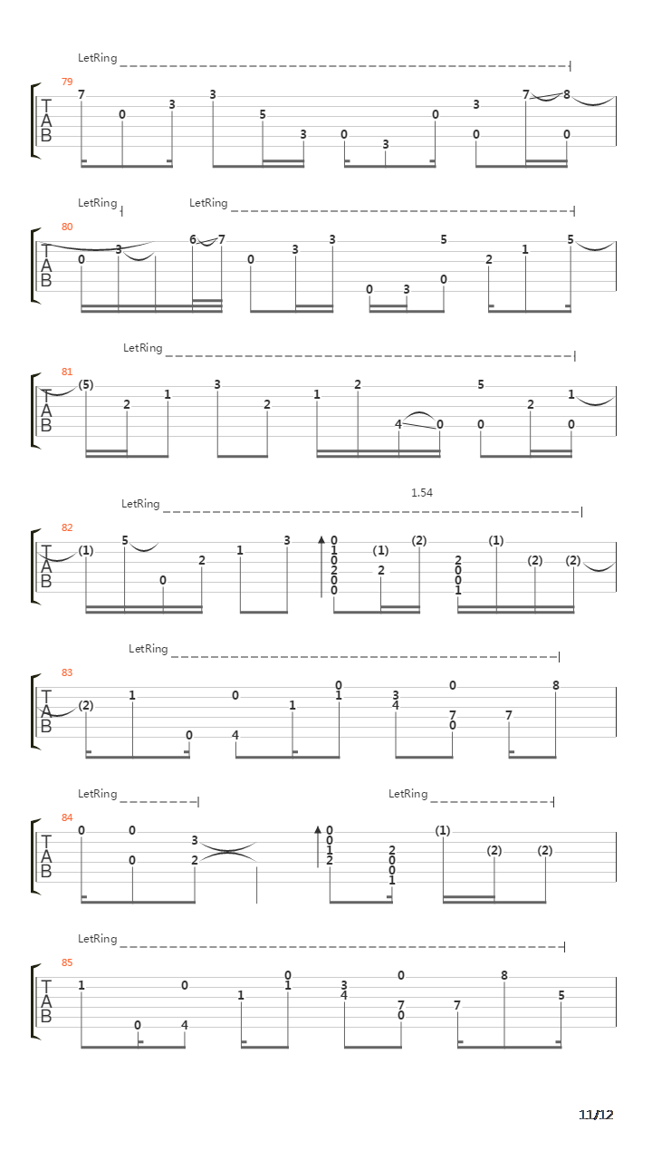 仙境传说 - Theme of Al de Baran吉他谱