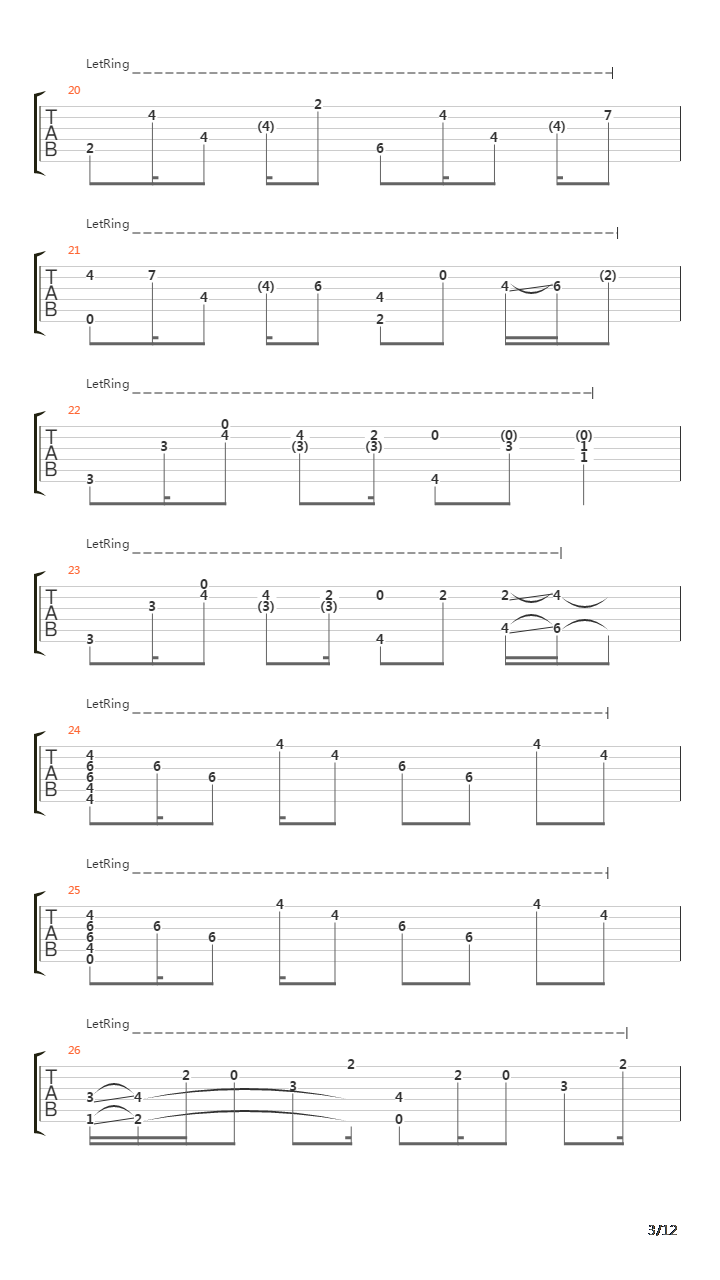 仙境传说 - Theme of Al de Baran吉他谱