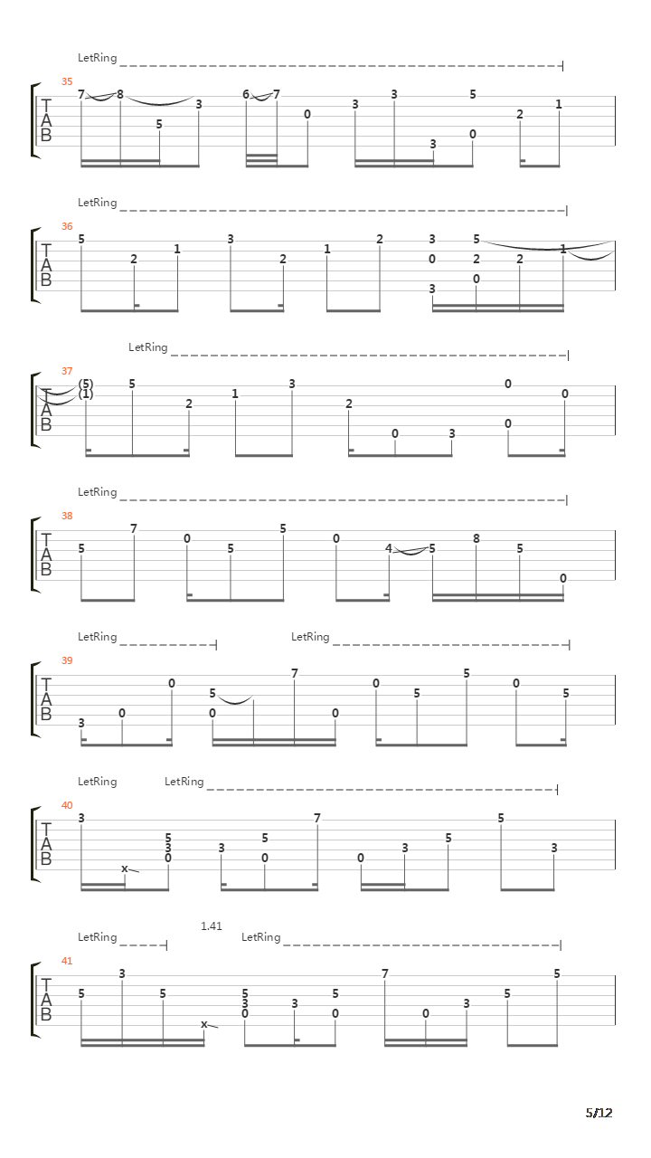 仙境传说 - Theme of Al de Baran吉他谱