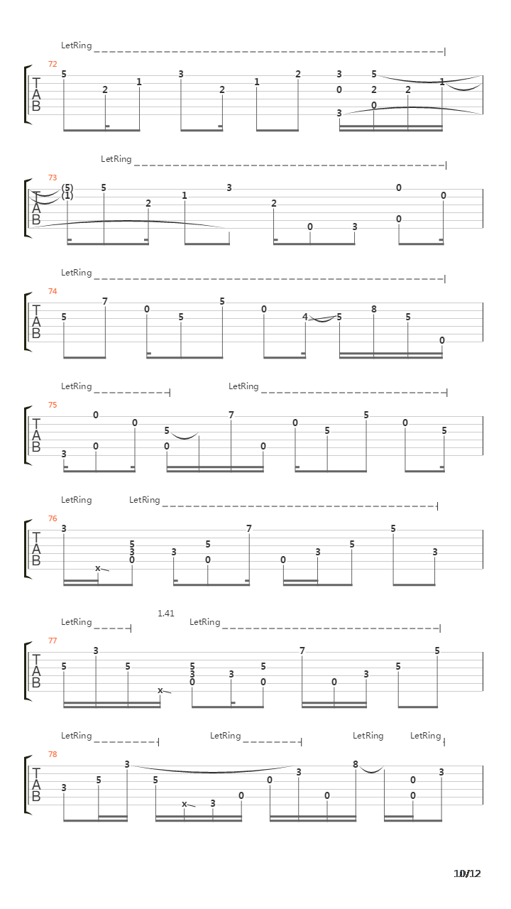 仙境传说 - Theme of Al de Baran吉他谱