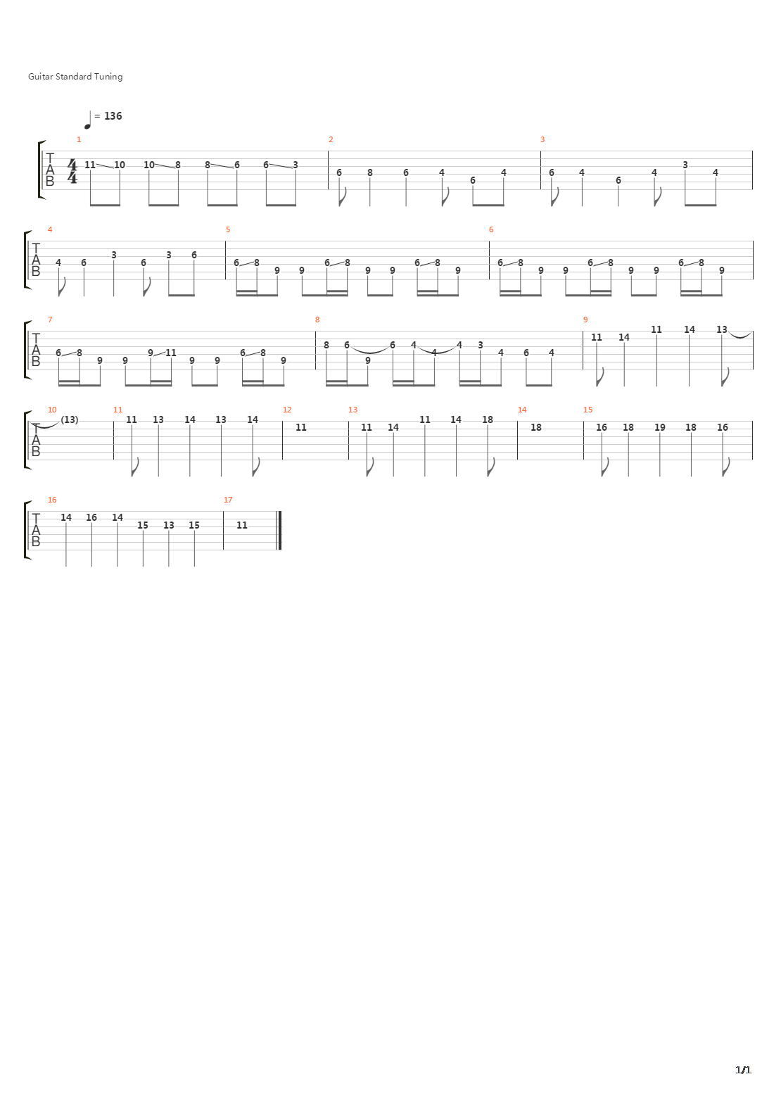 BG吉他谱