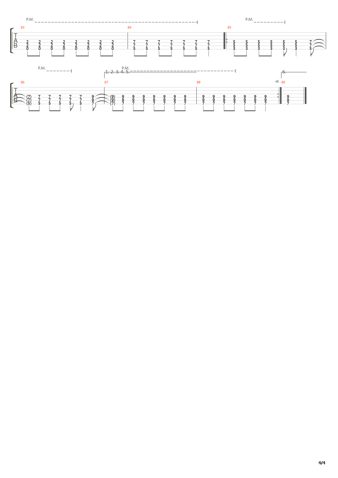 Sana吉他谱